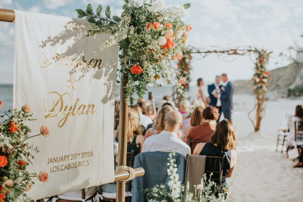 ceremony branches arch wedding decor