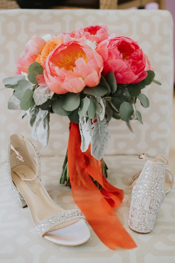 peonies bridal bouquet