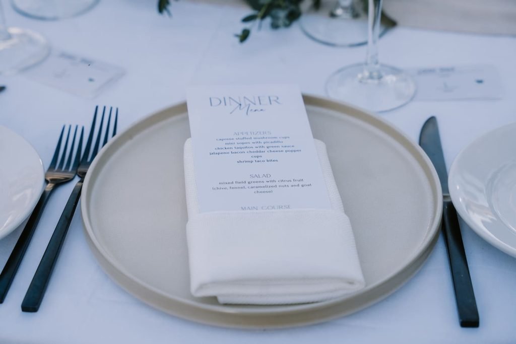white plate rentals