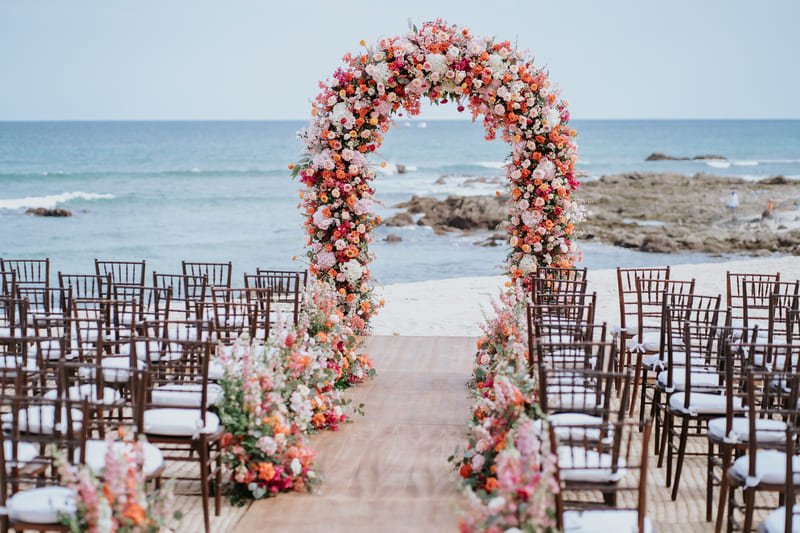 wedding flowers & décor in Los Cabos