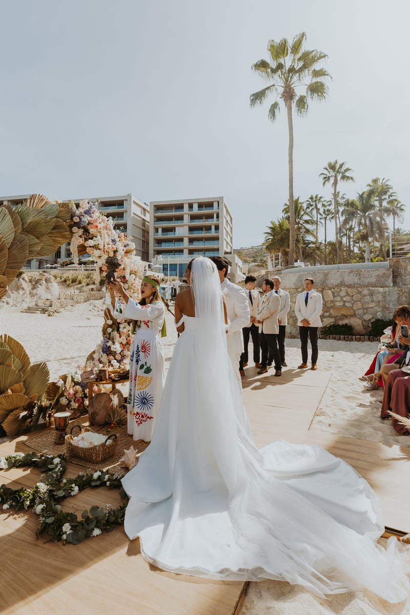 Wedding ceremonmy Flowers in Los Cabos