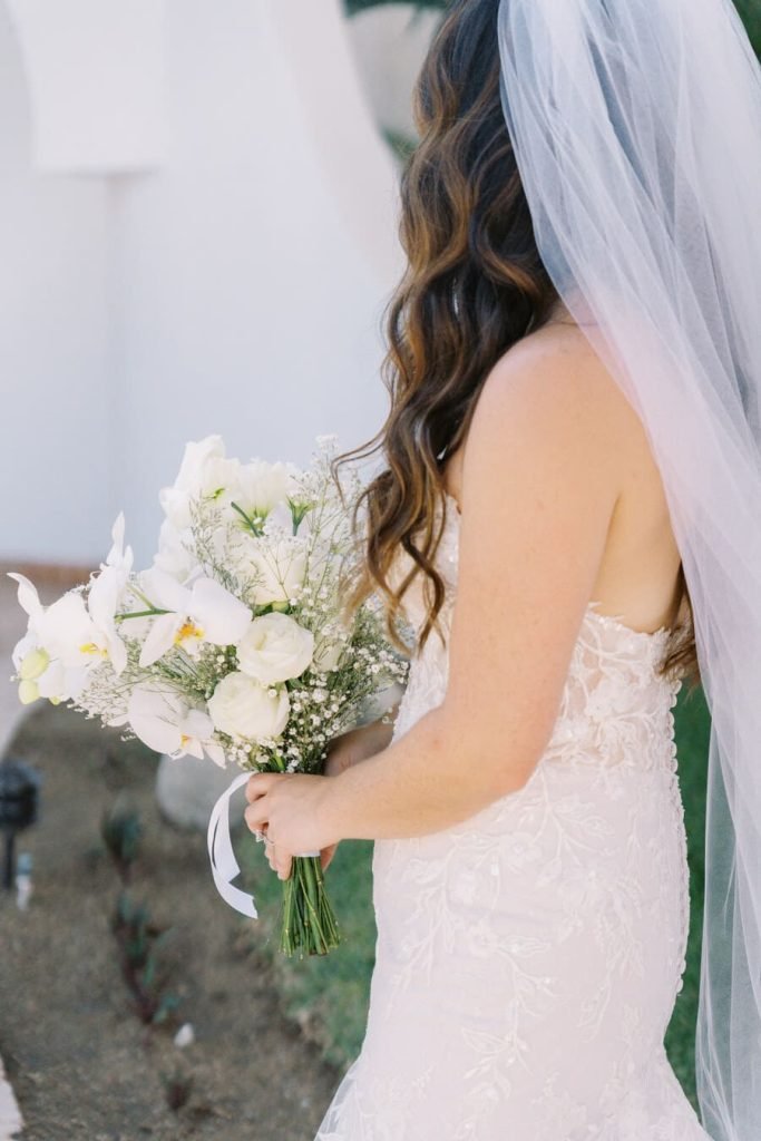 babys breath bridal bouquet