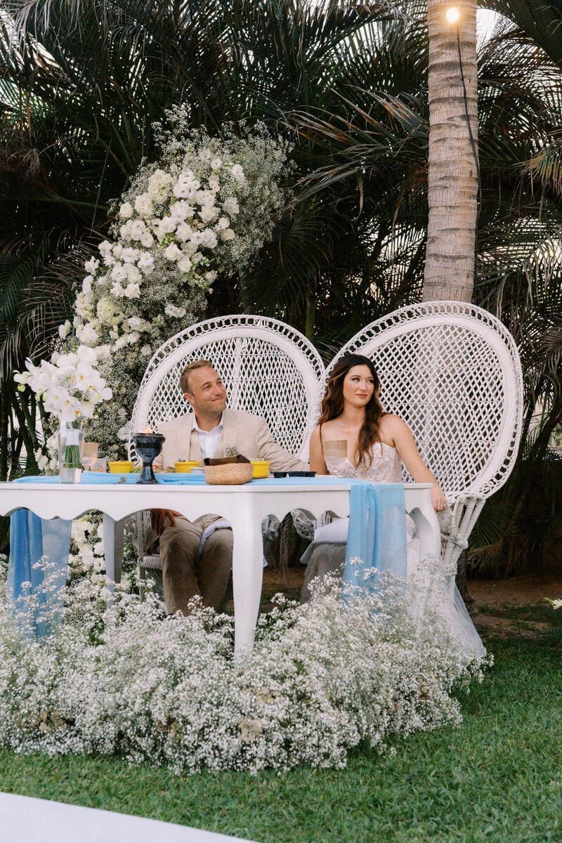 something blue Wedding in Los Cabos